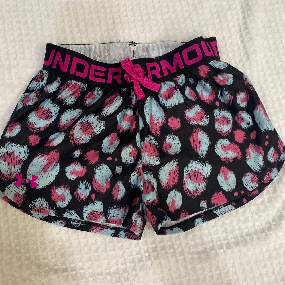 Lot of 8 Under Armour / Addidas/ Justice / Girls Shorts Size XS, S, 6, 6x, 6/7